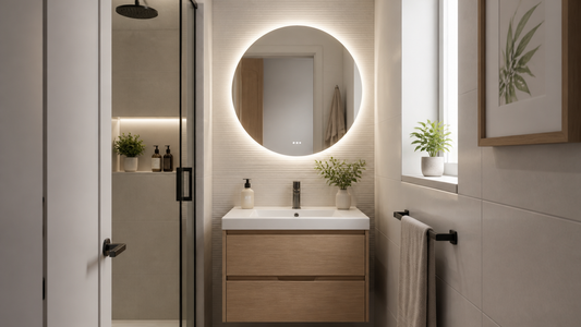 Qué Espejo LED Elegir para un Baño Pequeño